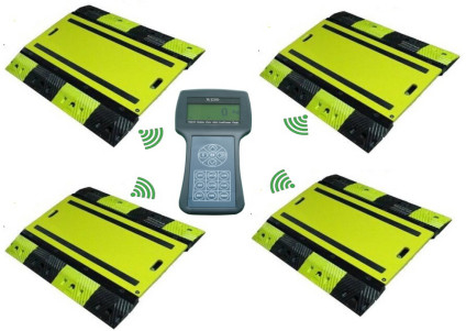 Aluminiumlegierungs-Radioapparat tragbarer Axle Scales Digital