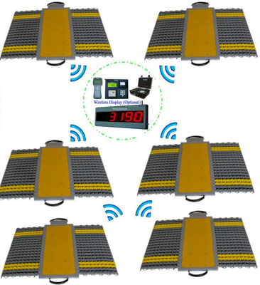 Drahtloser tragbarer LKW-Axle Scales With Touch Screen-Indikator